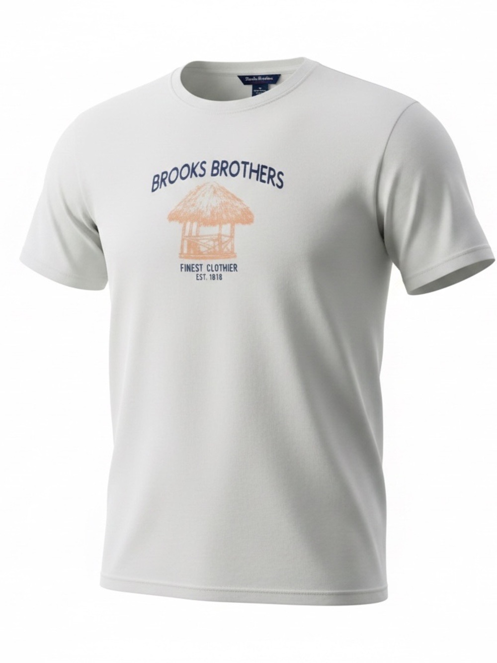 Brooks Brothers Graphic Short Sleeve Tee; Size XL